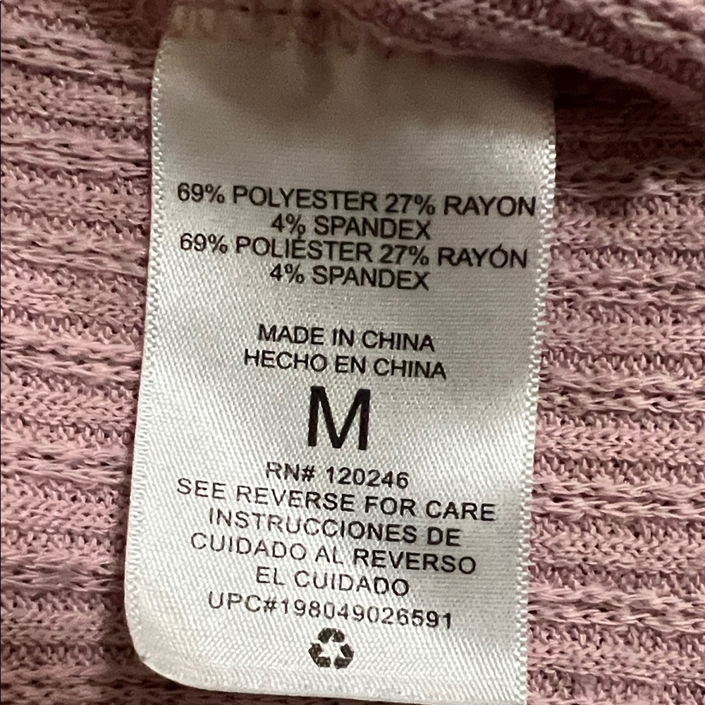 Wallflower Pink Tie-Front Cropped Cardigan - Picture 5 of 8